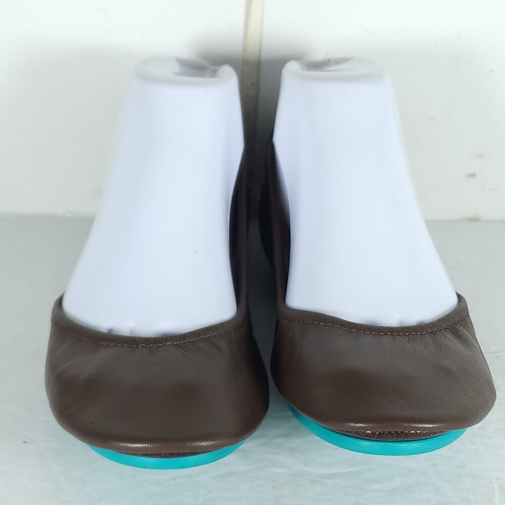 Tieks by Gavrieli Women’s US8 Chocolate Brown Leather Slipon Flat Ballet Shoes - Picture 5 of 14